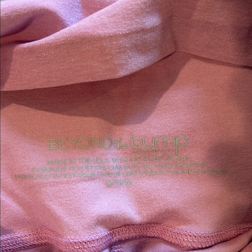 Beyond Yoga Maternity Leggings & Tank Set in Light Pink - Picture 5 of 6